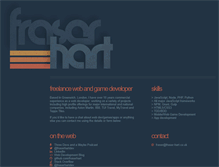 Tablet Screenshot of fraser-hart.co.uk
